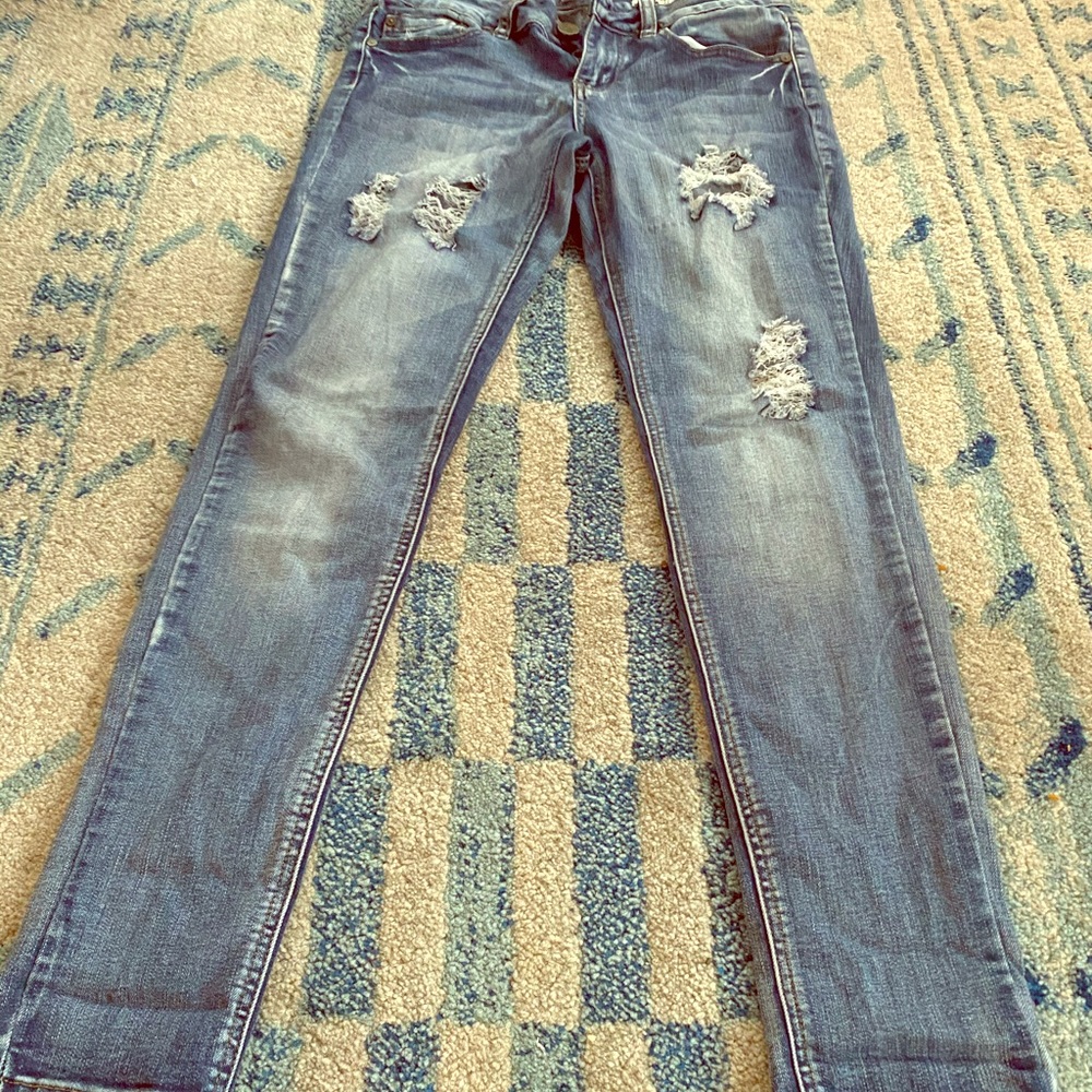 Indigo Rein | Destroyed Skinny Jeans